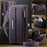 CASEME For Samsung Galaxy S25 FE Case  C39 RFID Blocking Zipper Wallet Stand Leather Cover with Strap - Purple - 5