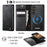 CASEME For Samsung Galaxy S25 FE Case  C49 Magnetic Case RFID Blocking Detachable Wallet Leather Phone Cover - Black - 2