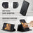 CASEME For Samsung Galaxy S25 FE Case  C49 Magnetic Case RFID Blocking Detachable Wallet Leather Phone Cover - Black - 5