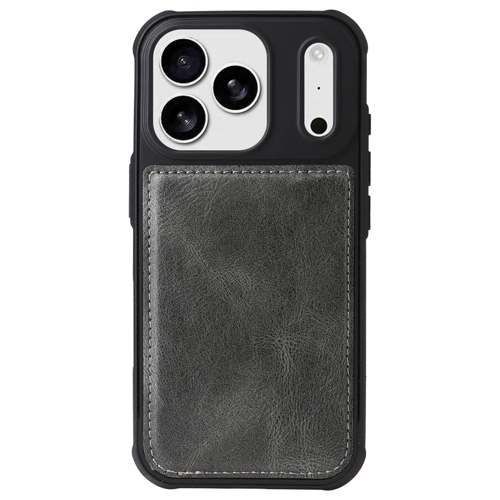 For iPhone 18 Pro Max / 17 Pro Max Phone Case PU Leather Zipper Wallet Detachable Cover - Green - 3