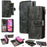 For iPhone 17 Phone Case PU Leather Zipper Wallet Detachable Cover - Green - 1