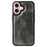 For iPhone 17 Phone Case PU Leather Zipper Wallet Detachable Cover - Green - 3