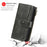 For iPhone 17 Phone Case PU Leather Zipper Wallet Detachable Cover - Green - 5