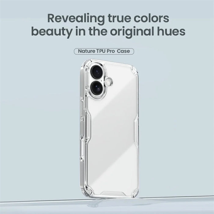 NILLKIN Nature Pro Series For iPhone 17 Case PC + TPU Anti-Scratch Clear Back Cover - Transparent - 5