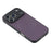For iPhone 18 Pro / 17 Pro Magnetic Case Carbon Fiber Texture TPU PC Phone Back Cover - Purple - 4