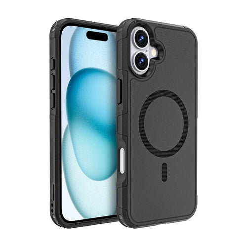 For iPhone 16 Plus Case Compatible with MagSafe PC + TPU Anti-drop Phone Cover - 1