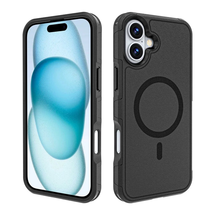 For iPhone 16 Plus Case Compatible with MagSafe PC + TPU Anti-drop Phone Cover - 3