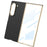 GKK For Samsung Galaxy Z Fold6 5G Case Electroplated PC + PU Phone Cover with Tempered Glass Front Film - Titanium Grey - 4