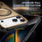 For iPhone 17 Pro Magnetic Case TPU + PC Shockproof Phone Cover with Dual Hole Kickstand - Blue - 5