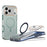 For iPhone 17 Pro Max Magnetic Case with Kickstand TPU + PC Shockproof Phone Cover - Mint Green - 3