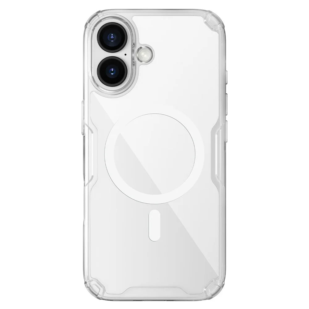 NILLKIN Nature Pro Series for iPhone 17 Case Compatible with MagSafe TPU + PC Ultra Clear Phone Case - Transparent - 3