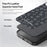 DUX DUCIS Moro Series For iPhone 17 Pro Max Case Compatible with MagSafe UV Pattern Leather + PC + TPU Phone Cover - Black - 5