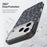 DUX DUCIS Moro Series For iPhone 17 Pro Max Case Compatible with MagSafe UV Pattern Leather + PC + TPU Phone Cover - Black - 7