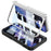 GKK For Google Pixel 10 Pro Fold Magnetic Case Hinge Protection PC Kickstand Phone Cover with Tempered Glass Film - Black - 4