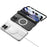 GKK For Google Pixel 10 Pro Fold Magnetic Case Hinge Protection PC Kickstand Phone Cover with Tempered Glass Film - Black - 5