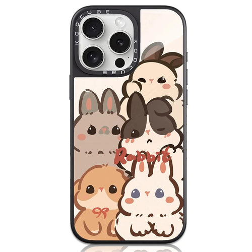 For iPhone 16 Pro Case High Aluminium-silicon Glass + PC + TPU Pattern Print Phone Cover Compatible with MagSafe  - Style A - 1