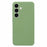 AMORUS For Samsung Galaxy S24 Case Precise Cutouts TPU Fiber Lining Shockproof Phone Cover - Matcha Green - 1