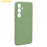 AMORUS For Samsung Galaxy S24 Case Precise Cutouts TPU Fiber Lining Shockproof Phone Cover - Matcha Green - 3