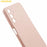 AMORUS For Samsung Galaxy A05s 4G Case Precise Cutouts TPU Fiber Lining Shockproof Phone Cover - Pink - 6