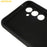 AMORUS For Samsung Galaxy S23 FE Case Precise Cutouts TPU Fiber Lining Shockproof Phone Cover - Black - 7