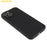 AMORUS For iPhone 15 Case Precise Cutouts TPU Fiber Lining Shockproof Phone Cover - Black - 4