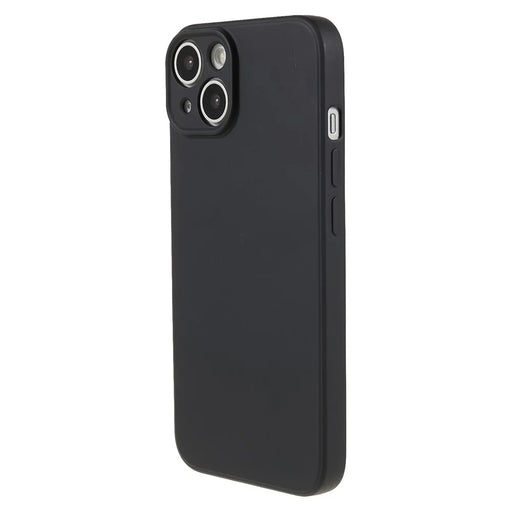 AMORUS For iPhone 15 Plus Case Precise Cutouts TPU Fiber Lining Shockproof Phone Cover - Black - 1