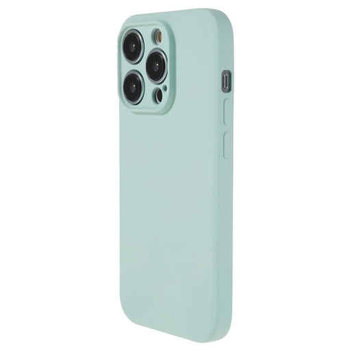 AMORUS For iPhone 15 Pro Max Case Precise Cutouts TPU Fiber Lining Shockproof Phone Cover - Baby Blue - 1