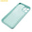 AMORUS For iPhone 12 Pro Max Case Precise Cutouts TPU Fiber Lining Shockproof Phone Cover - Baby Blue - 5