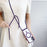 For iPhone 17 Case Compatible with MagSafe Electroplating TPU Phone Cover with Long Lanyard - Purple - 3