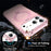 For iPhone 17 Pro Case Compatible with MagSafe Matte Kickstand Hybrid Phone Cover Small Wavy Edge - Pink - 3