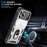 For iPhone 17 Pro Case TPU + PC Slide Camshield Kickstand Phone Cover - White - 6