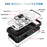 For iPhone 17 Pro Max Case TPU + PC Slide Camshield Kickstand Phone Cover - White - 4
