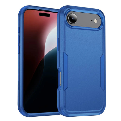 For iPhone Air Case 3 in 1 Shockproof TPU PC Phone Cover - Sapphire - 1