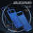For iPhone Air Case 3 in 1 Shockproof TPU PC Phone Cover - Sapphire - 5
