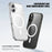 For iPhone 17 Case Compatible with MagSafe TPU + PC Clear Phone Back Cover - Transparent - 2