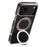 For iPhone 17 Pro Kickstand Case Genuine Cow Leather Back Cover Compatible with MagSafe - Black - 3