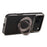 For iPhone 17 Pro Kickstand Case Genuine Cow Leather Back Cover Compatible with MagSafe - Black - 4