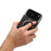 For iPhone 17 Pro Kickstand Case Genuine Cow Leather Back Cover Compatible with MagSafe - Black - 6