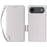 For iPhone Air Case with Wrist Strap Litchi Texture PU Leather Wallet Phone Cover - White - 1