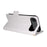 For iPhone Air Case with Wrist Strap Litchi Texture PU Leather Wallet Phone Cover - White - 3