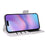 For iPhone Air Case with Wrist Strap Litchi Texture PU Leather Wallet Phone Cover - White - 4