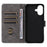 For iPhone 17 Case Wallet RFID Blocking PU Leather Phone Cover Stand with Strap - Black - 3
