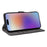 For iPhone 17 Case Wallet RFID Blocking PU Leather Phone Cover Stand with Strap - Black - 4