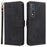For TECNO Pova Curve 5G LJ8k Case Wallet RFID Blocking PU Leather Phone Cover Stand with Strap - Black - 1