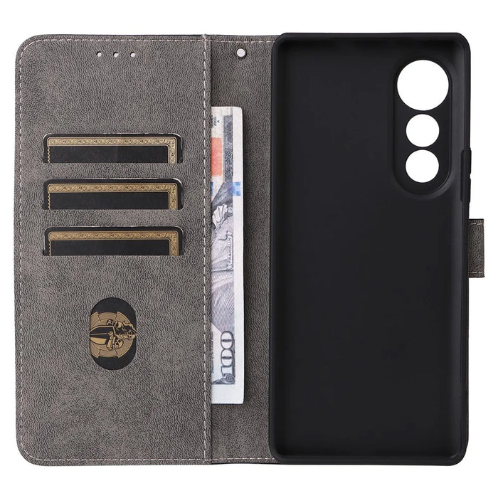 For TECNO Pova Curve 5G LJ8k Case Wallet RFID Blocking PU Leather Phone Cover Stand with Strap - Black - 3