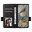 For Google Pixel 10 Pro XL Case with Wrist Strap Litchi Texture PU Leather Wallet Phone Cover - Black - 2
