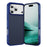 For iPhone 17 Pro Case Carbon Fiber Texture PC + TPU Phone Cover Compatible with MagSafe - Blue - 1