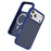 For iPhone 17 Pro Max Case Carbon Fiber Texture PC + TPU Phone Cover Compatible with MagSafe - Blue - 2