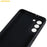 AMORUS For Samsung Galaxy S21 4G / 5G Case Precise Cutouts TPU Fiber Lining Shockproof Phone Cover - Black - 7