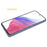AMORUS For Samsung Galaxy A53 5G Case Precise Cutouts TPU Fiber Lining Shockproof Phone Cover - Lavender Grey - 6